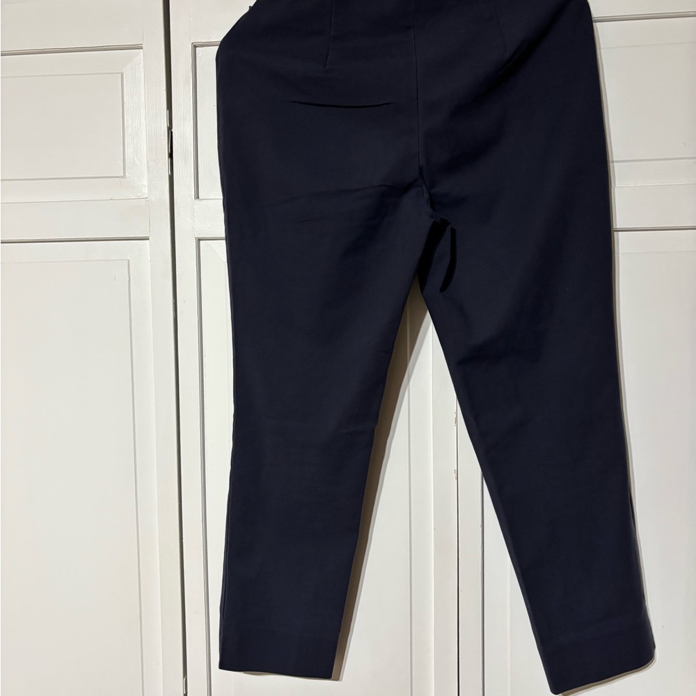 Lafayette 148 New York Stanton Dark Blue Dress Pants